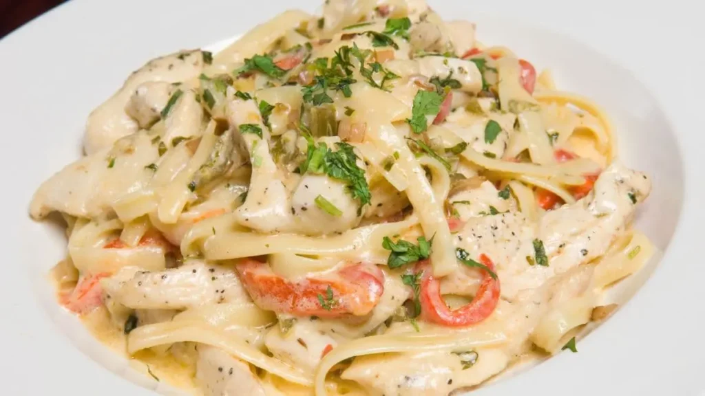 Chicken and Shrimp Pasta