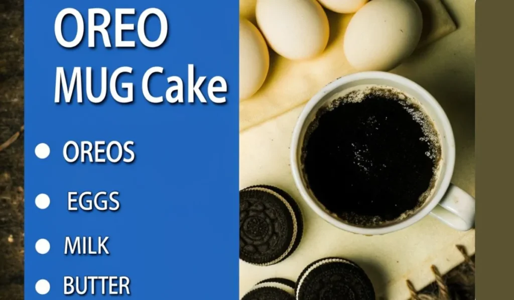 how to make oreo mug cake