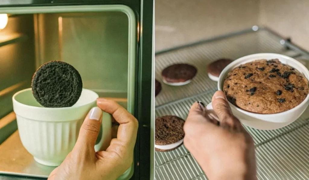 how to make oreo mug cake