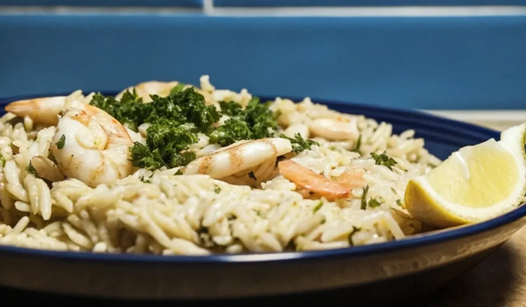 Shrimp & Orzo