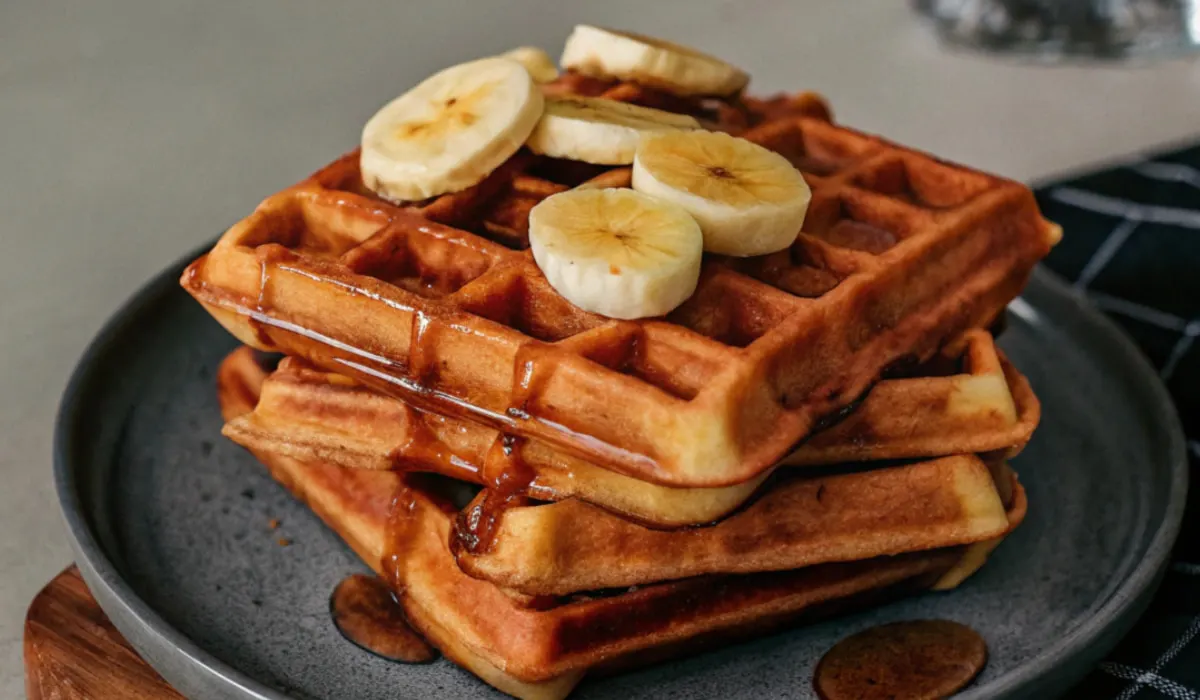 banana waffles