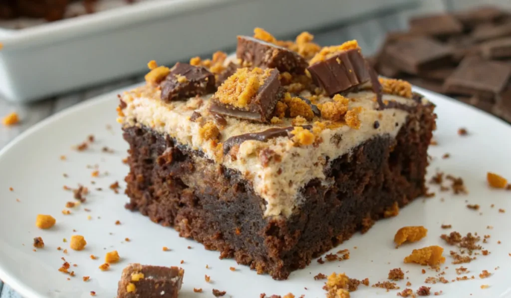 butterfinger poke cake